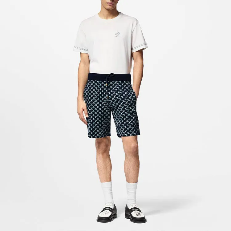 LOUIS VUITTON 1AGMIF Signature Short-Sleeved Cotton Crewneck-1