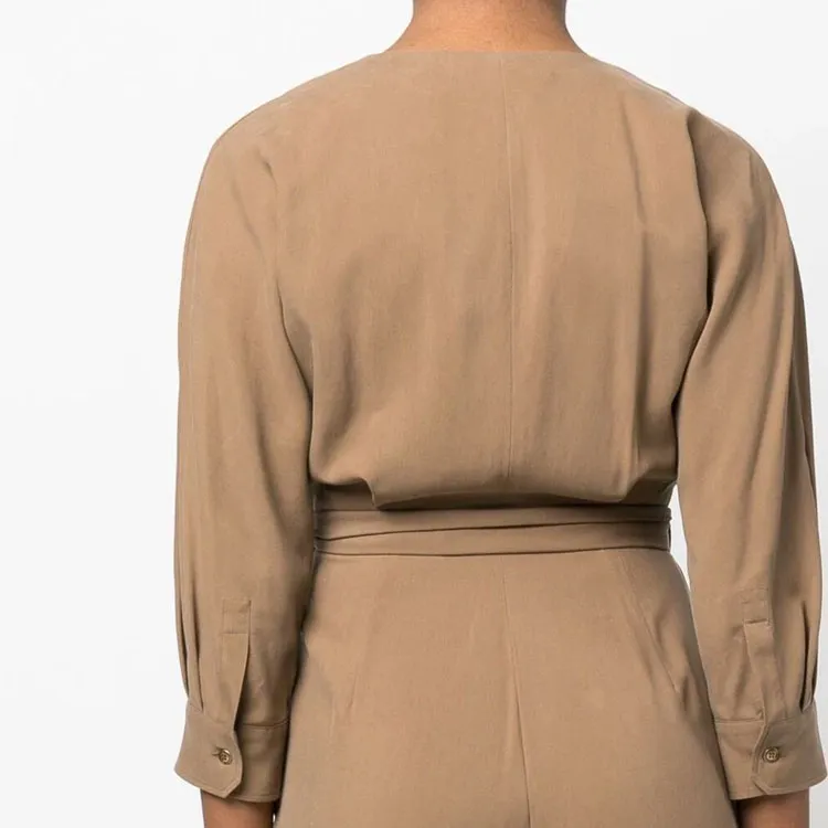 MaxMara Deep V Neck Jumpsuit-4