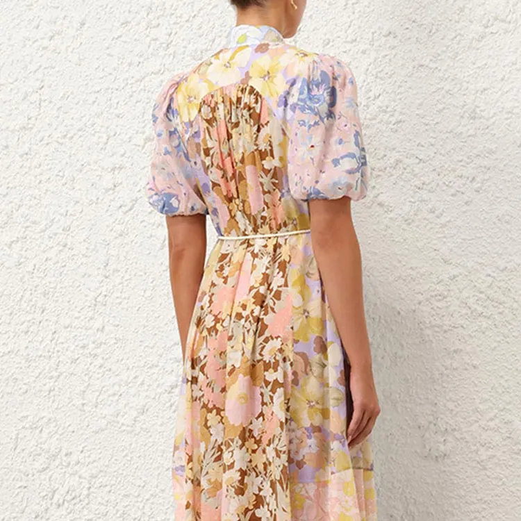 Zimmermann Pop Puff Sleeved Maxi Dress-5