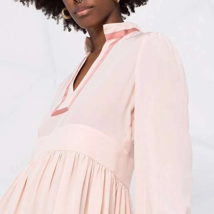 See By Chloe Long-Sleeved Dresses Women's Pink-1