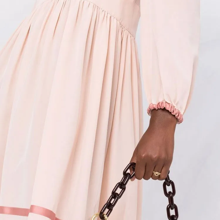 See By Chloe Long-Sleeved Dresses Women's Pink-2