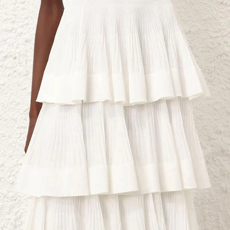 Zimmermann SS24 Sleeveless Dress Women's Cream-5