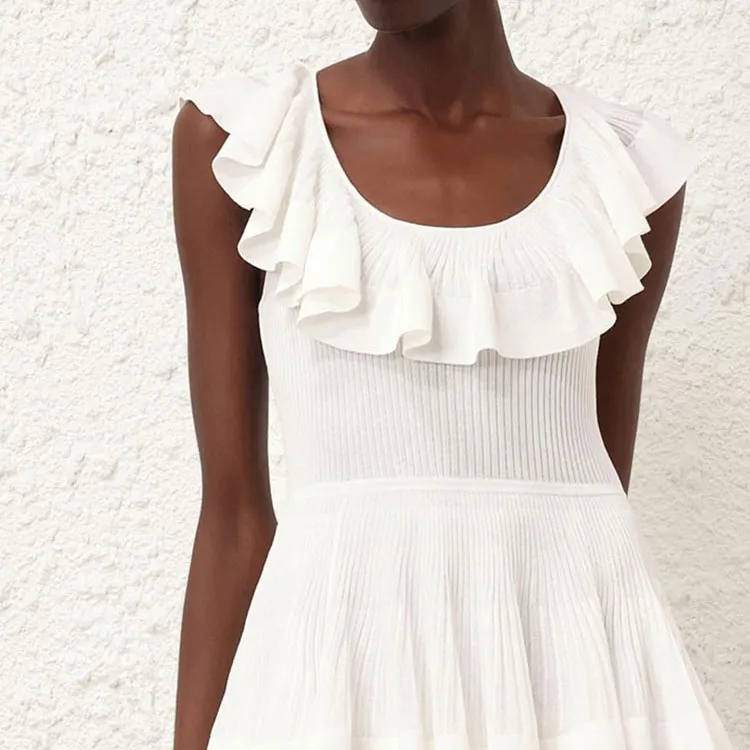 Zimmermann SS24 Sleeveless Dress Women's Cream-4