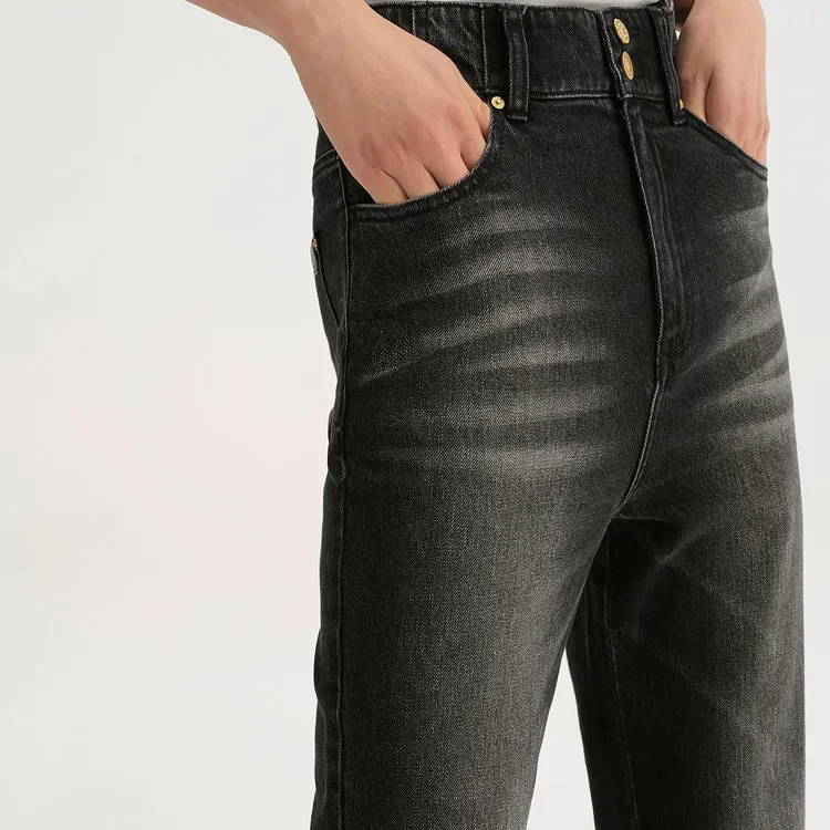 KARL LAGERFELD FW23 Jeans Women's Black-5
