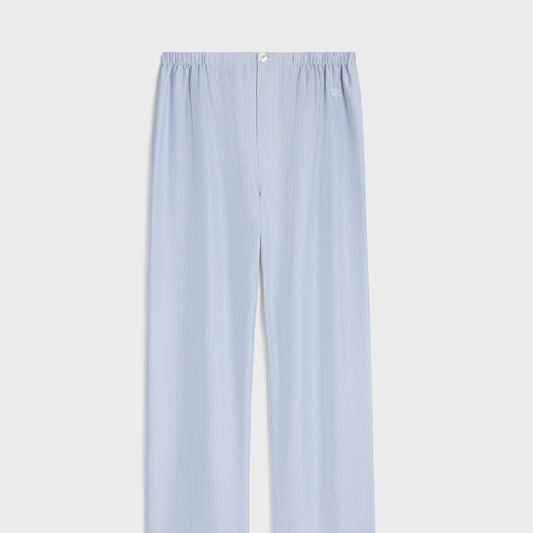 CELINE Pajama Pants Women's Blue-5
