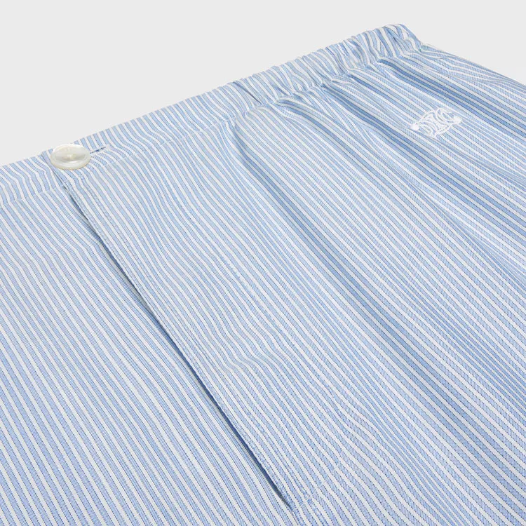 CELINE Pajama Pants Women's Blue-2