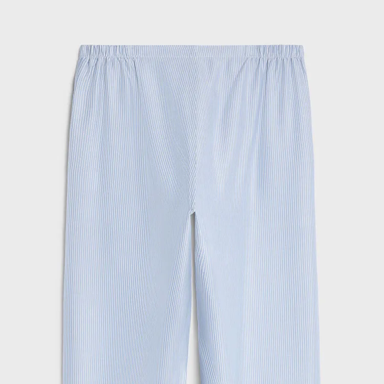 CELINE Pajama Pants Women's Blue-3