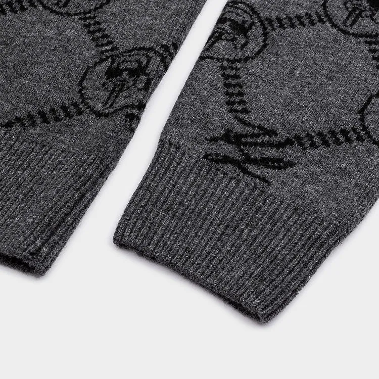 KARL LAGERFELD FW23 Sweater Men's Medium Gray-2