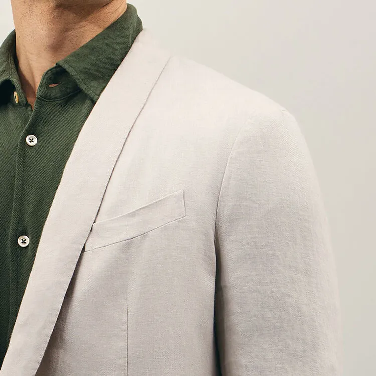 Boglioli Single breasted Linen Blazer-4