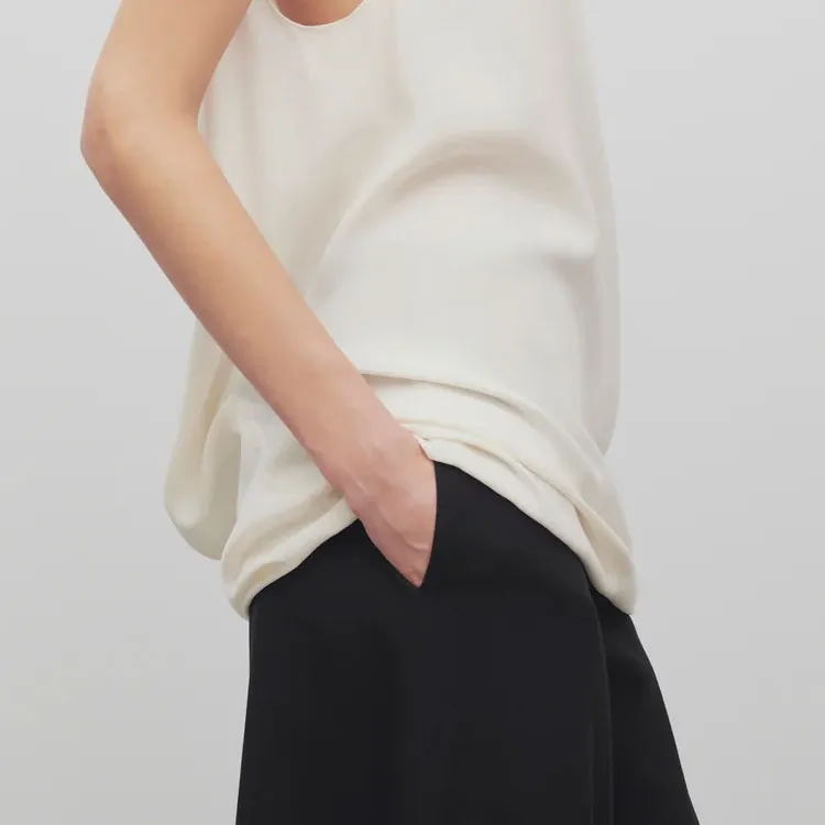 THE ROW Aria Asymmetric Top-4