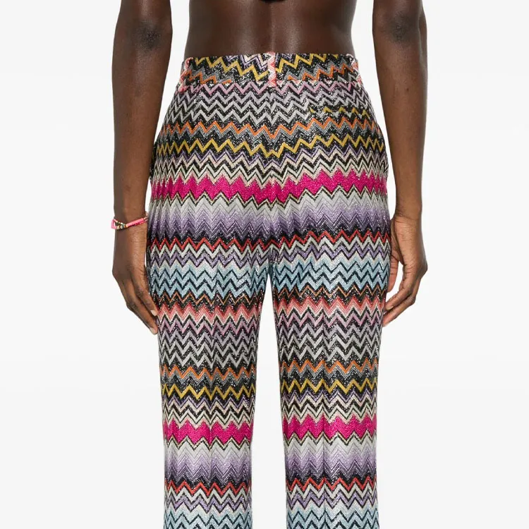 MISSONI Zigzag Printed Pleated Trousers-4