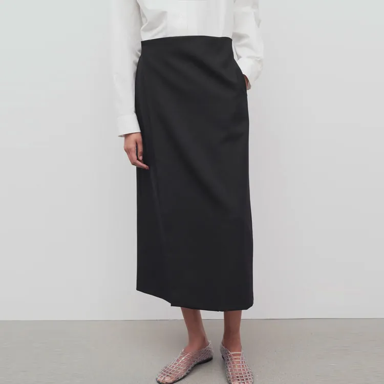 THE ROW Kavi Midi Skirt-5