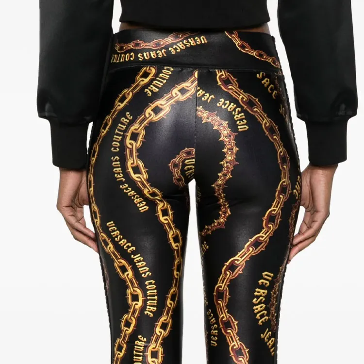 VERSACE JEANS COUTURE Chain print Leggings-5