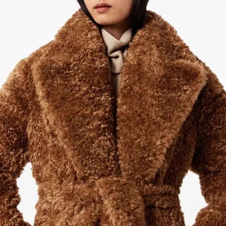 Stella McCartney Faux fur Belted Coat-2