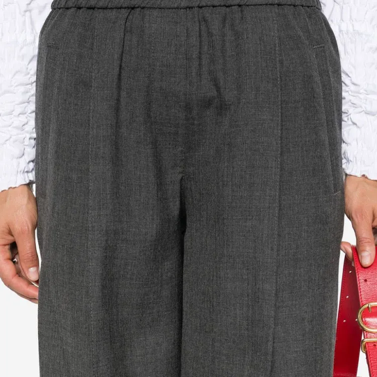 Brunello Cucinelli Virgin Wool Palazzo Pants-4