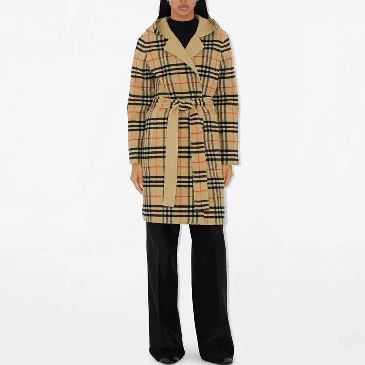 Burberry Vintage Check Wool Coat-3