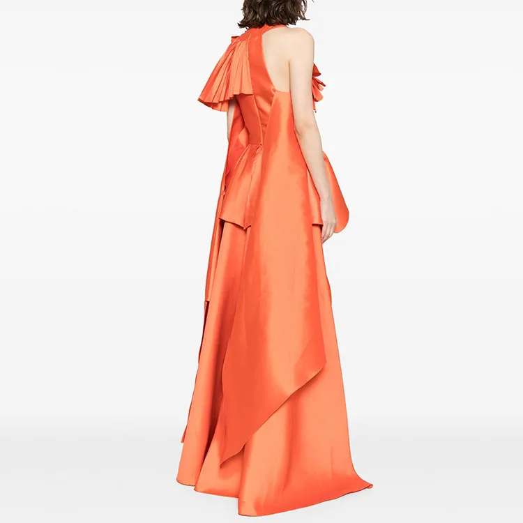 Saiid Kobeisy Mikado Jumpsuit With Asmmymetrical Cuts And Matching Embroidery-2