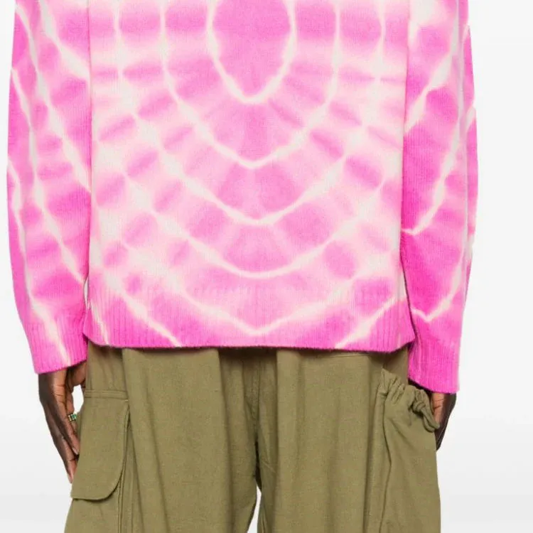 The Elder Statesman Bullseye Thelma Tie-dye Jumper-3