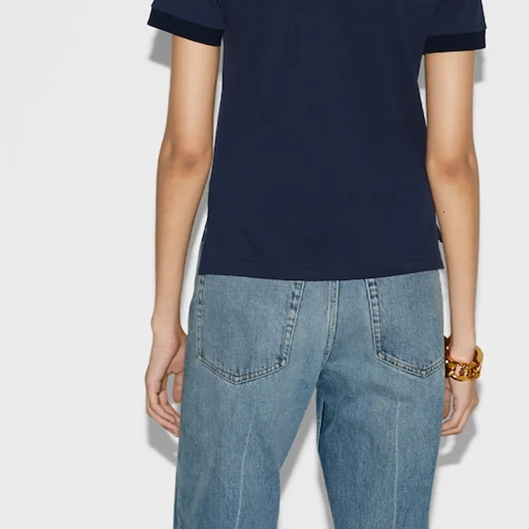 GUCCI Polo Shirts Women's Navy-5