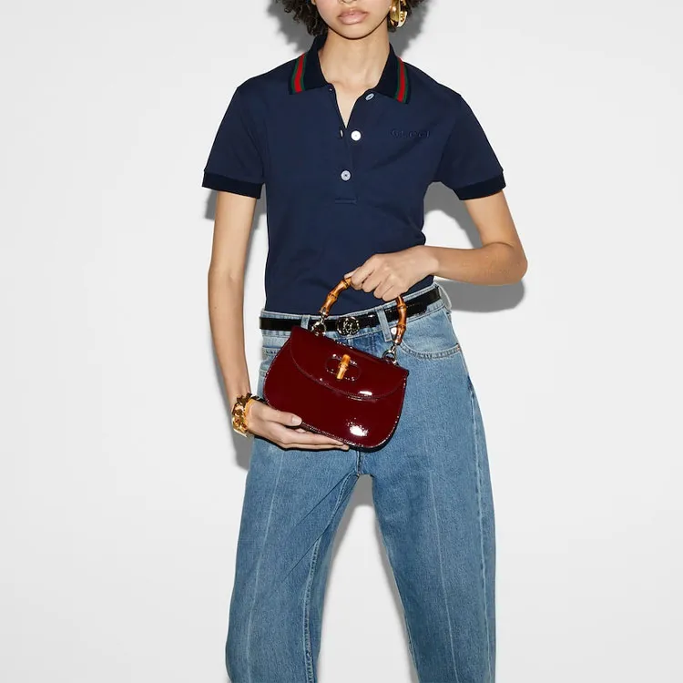 GUCCI Polo Shirts Women's Navy-1