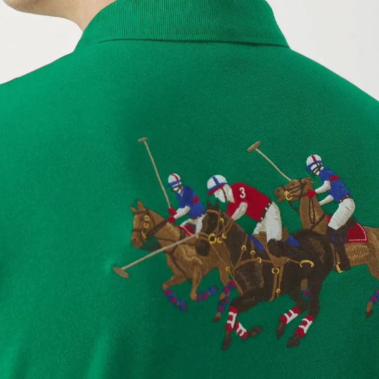Polo Ralph Lauren SS24 Polo Shirt Men's Green-5