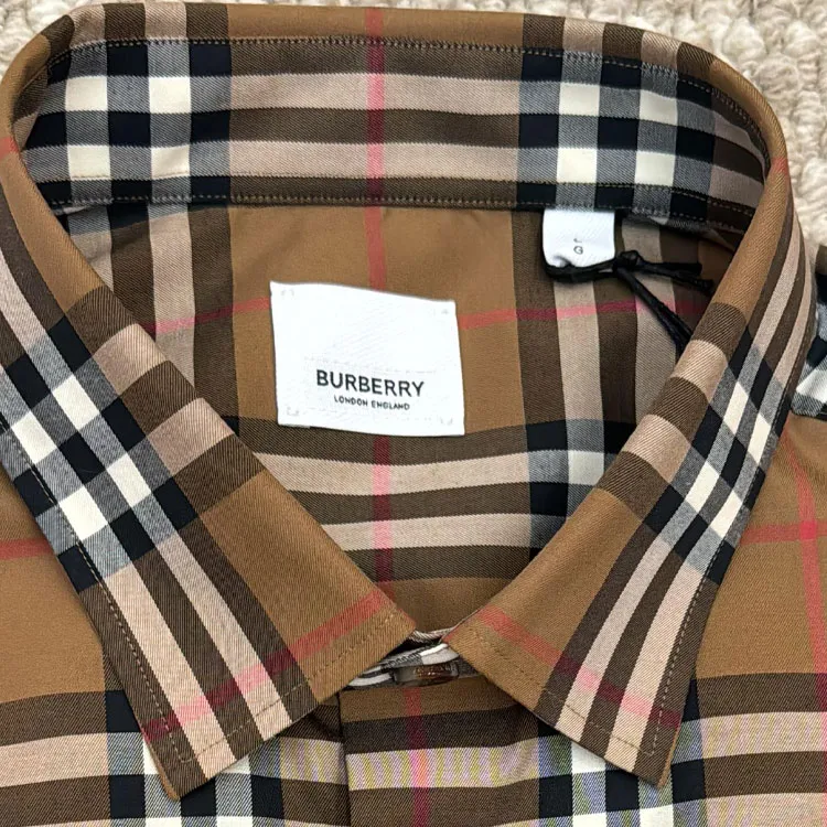 Burberry SS24 Shirt Men's Khaki-3