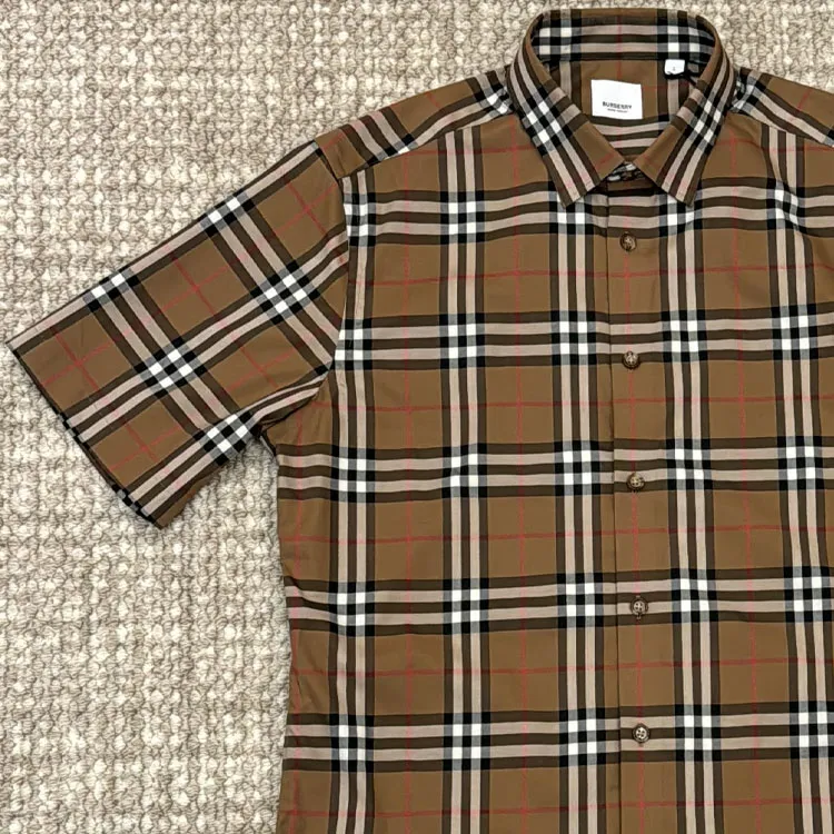 Burberry SS24 Shirt Men's Khaki-4