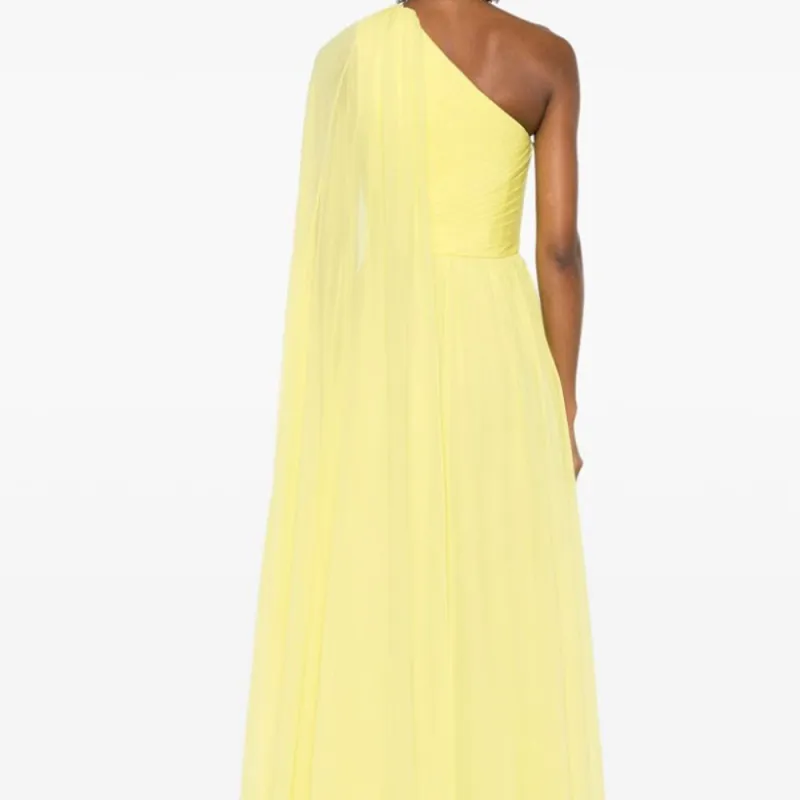 ELIE SAAB Draped One shoulder Gown-5