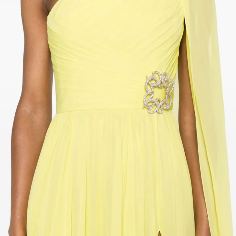 ELIE SAAB Draped One shoulder Gown-4