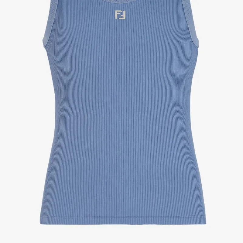 FENDI SS24 Tank Tops Men's Blue-3