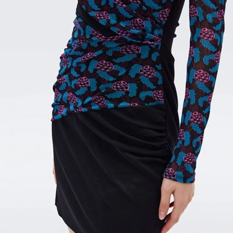 DVF Diane Von Furstenberg FW23 Long-Sleeved Dresses Women's Multicolor-5