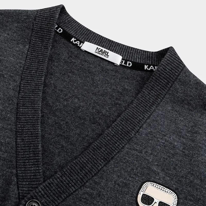 KARL LAGERFELD FW23 Knitwear Men's Medium Gray-2