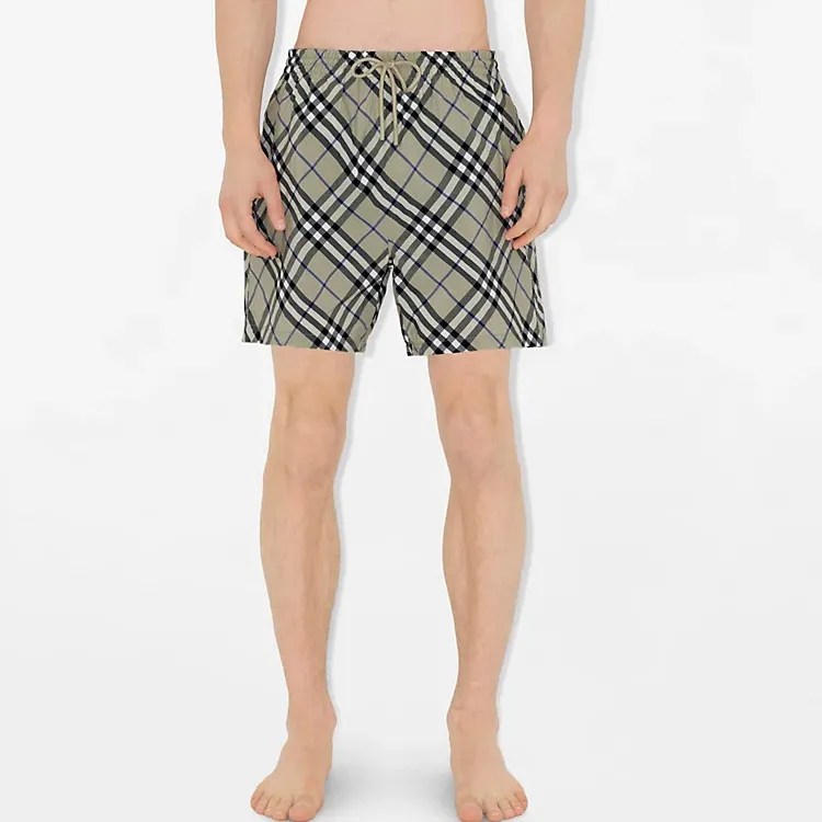 Burberry SS24 Swimming Shorts Men's Moss Green-2