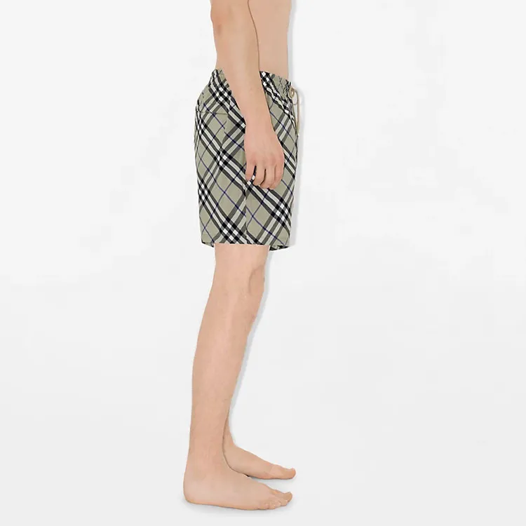Burberry SS24 Swimming Shorts Men's Moss Green-4