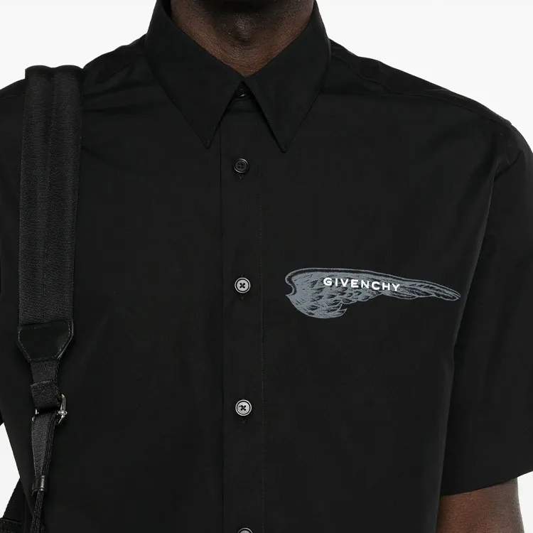 Givenchy Logo embroidered Cotton Shirt-4