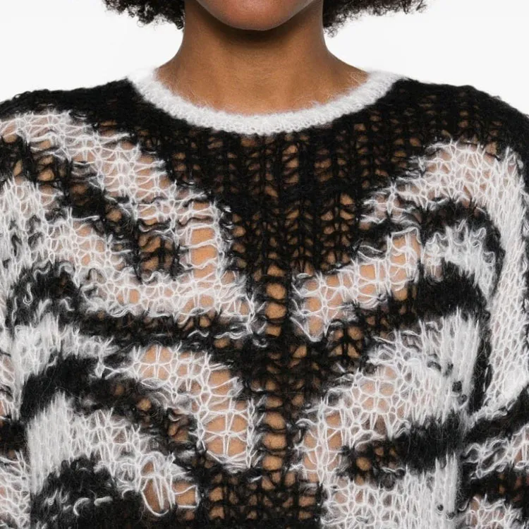 Stella McCartney All Over Patterned Crewneck Jumper-3