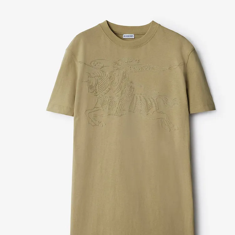 Burberry Ekd Embroidered T Shirt Dress-4