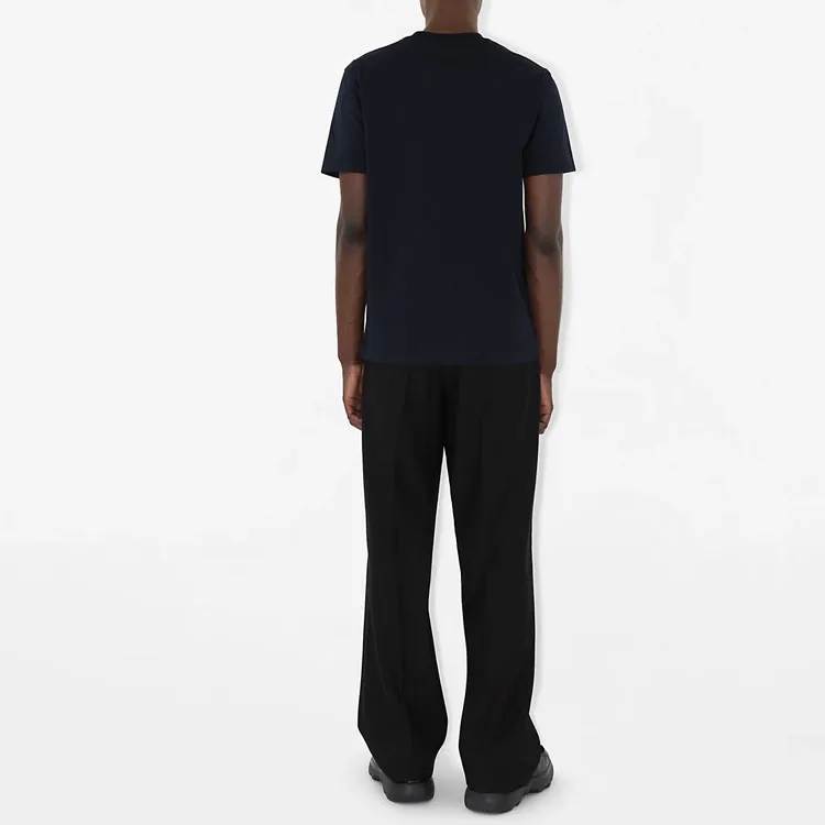 Burberry EDK embroidered Cotton T shirt-3