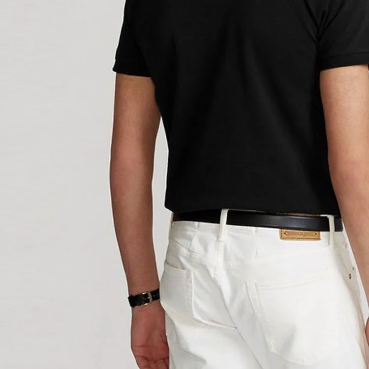Polo Ralph Lauren Polo Shirts Men Black-4