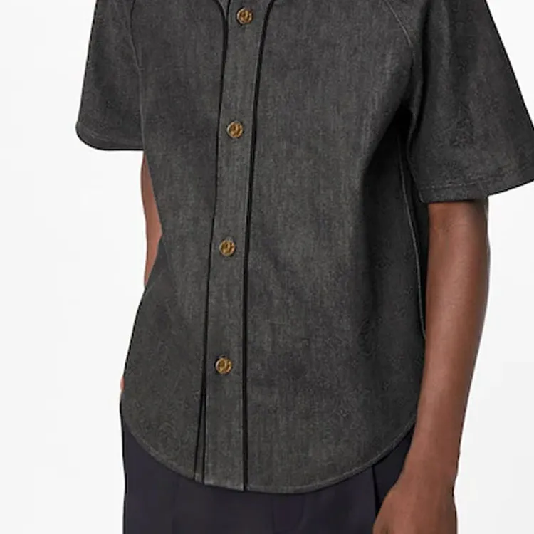 LOUIS VUITTON SS22 Shirt Men's Black-5
