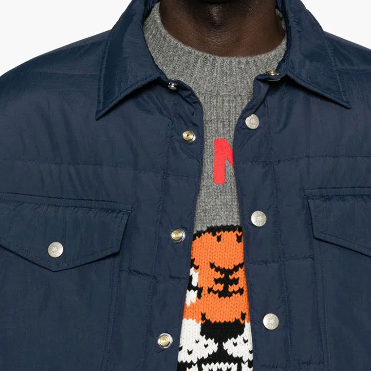 KENZO Quilted Padded Shirt Jacket-4
