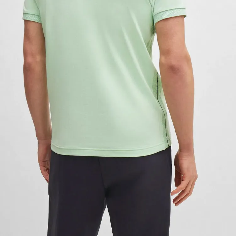 HUGO BOSS SS24 Polo Shirt Men's Natural Green-5