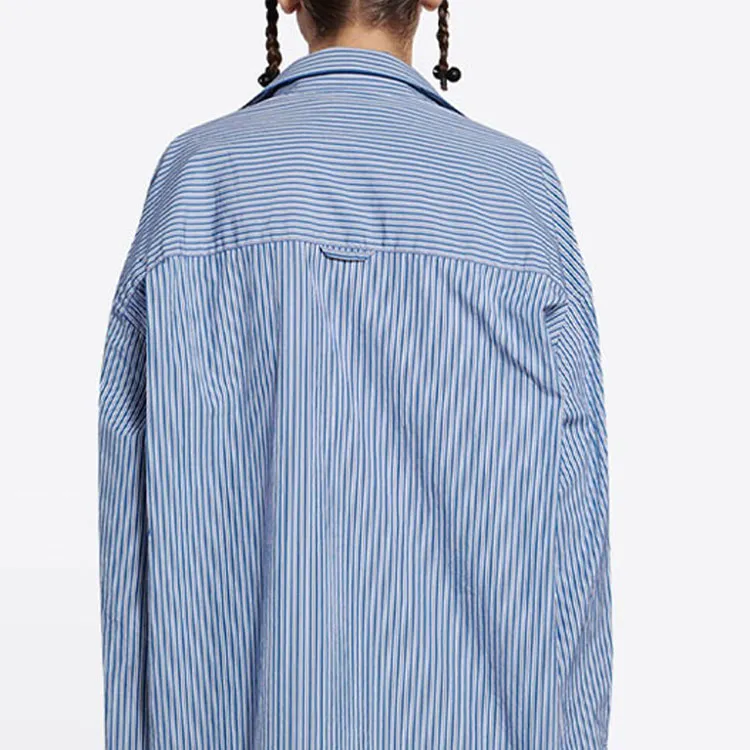 Balenciaga Shirt Regular Fit Men's Light Blue-4