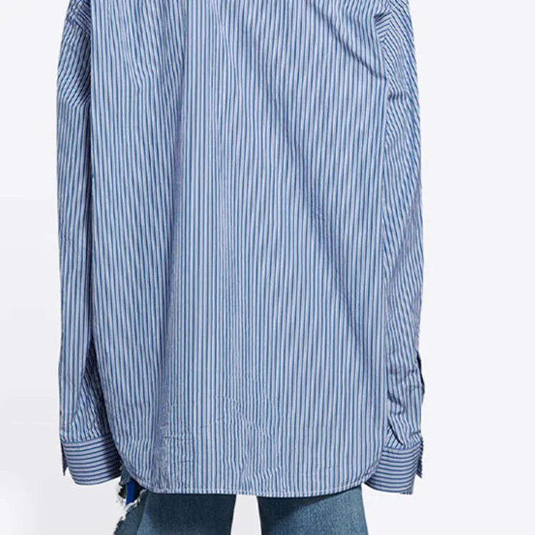 Balenciaga Shirt Regular Fit Men's Light Blue-5