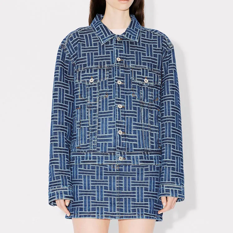 KENZO Weave Denim Jacket-3