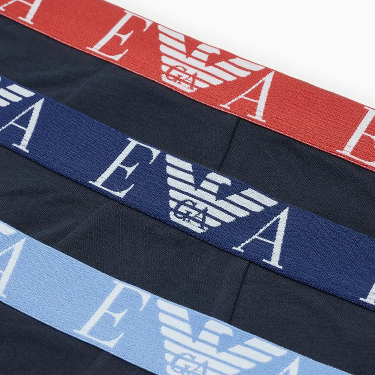 EMPORIO ARMANI Three pack Of Boxer Briefs With Bold Monogram Logo-3