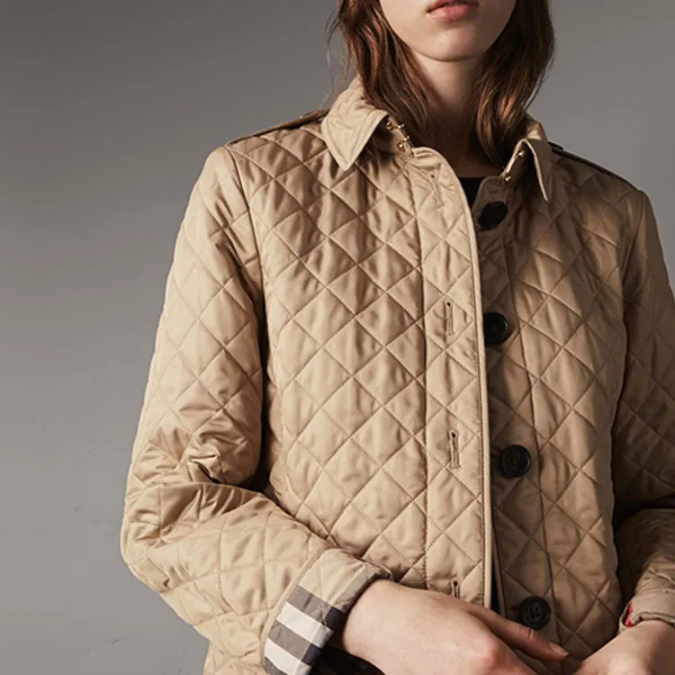 Burberry Jackets Women's Khaki-4