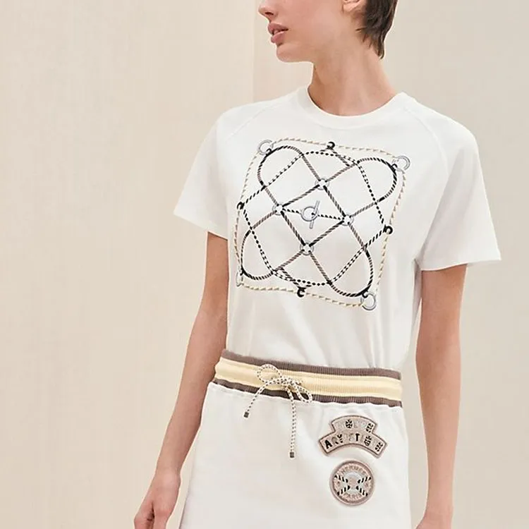 HERMES FW23 Casual Short Skirts Women's White-5