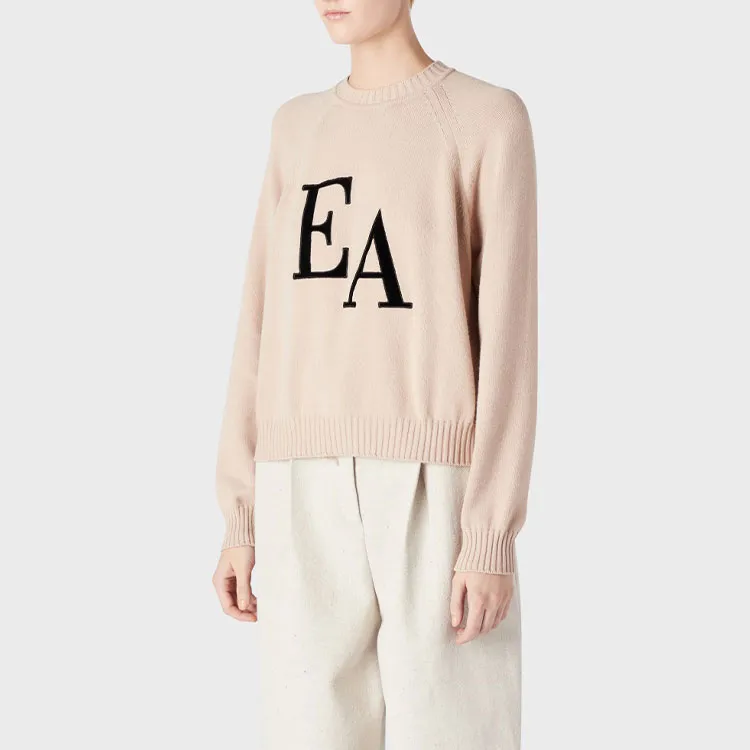 EMPORIO ARMANI FW23 Sweater Women's Light Coffee-5