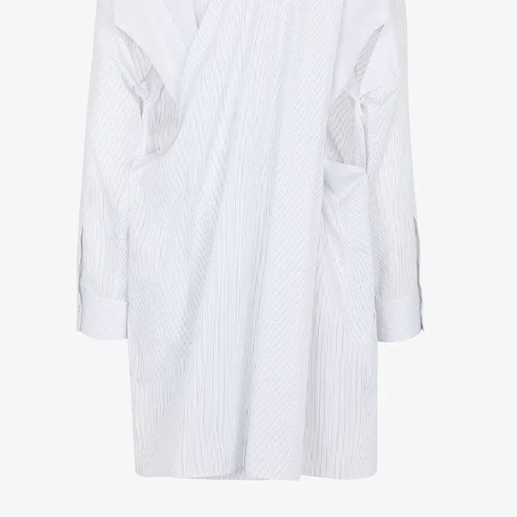 FENDI SS24 Long Sleeved Dress Women's White-2